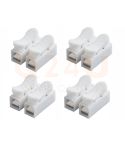 Quick-connect Terminal CH-2, 230 volt - zonder schroeven, 4 stuks