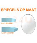 Spiegel op maat 6 mm ovaal (Facet geslepen)