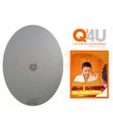 Badkamer spiegelverwarming, ovaal 300 x 700 mm, 230 volt