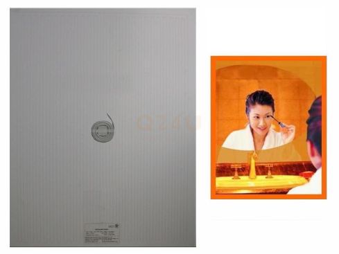 Badkamer spiegelverwarming, rechthoek. 220 x 280 mm, 230 volt