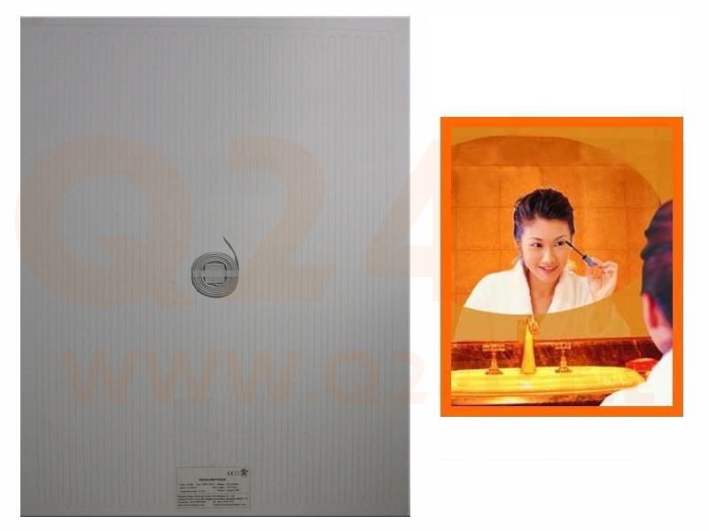 Badkamer spiegelverwarming Rechthoek 600 × 900 mm, 60 x 90 cm 230 volt