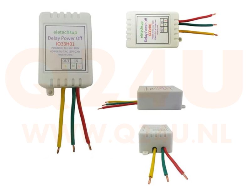 Verstelbare vertraging controller  - 1-480 Minuten timer - AC 110V–220V