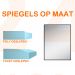 Spiegel op maat 6 mm rechthoek (Facet geslepen)