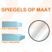 Spiegel op maat 4 mm rond (Poly geslepen)