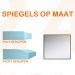 Spiegel op maat 4 mm vierkant (Facet geslepen)