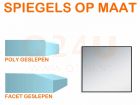 Spiegel op maat 6 mm vierkant (Poly geslepen)